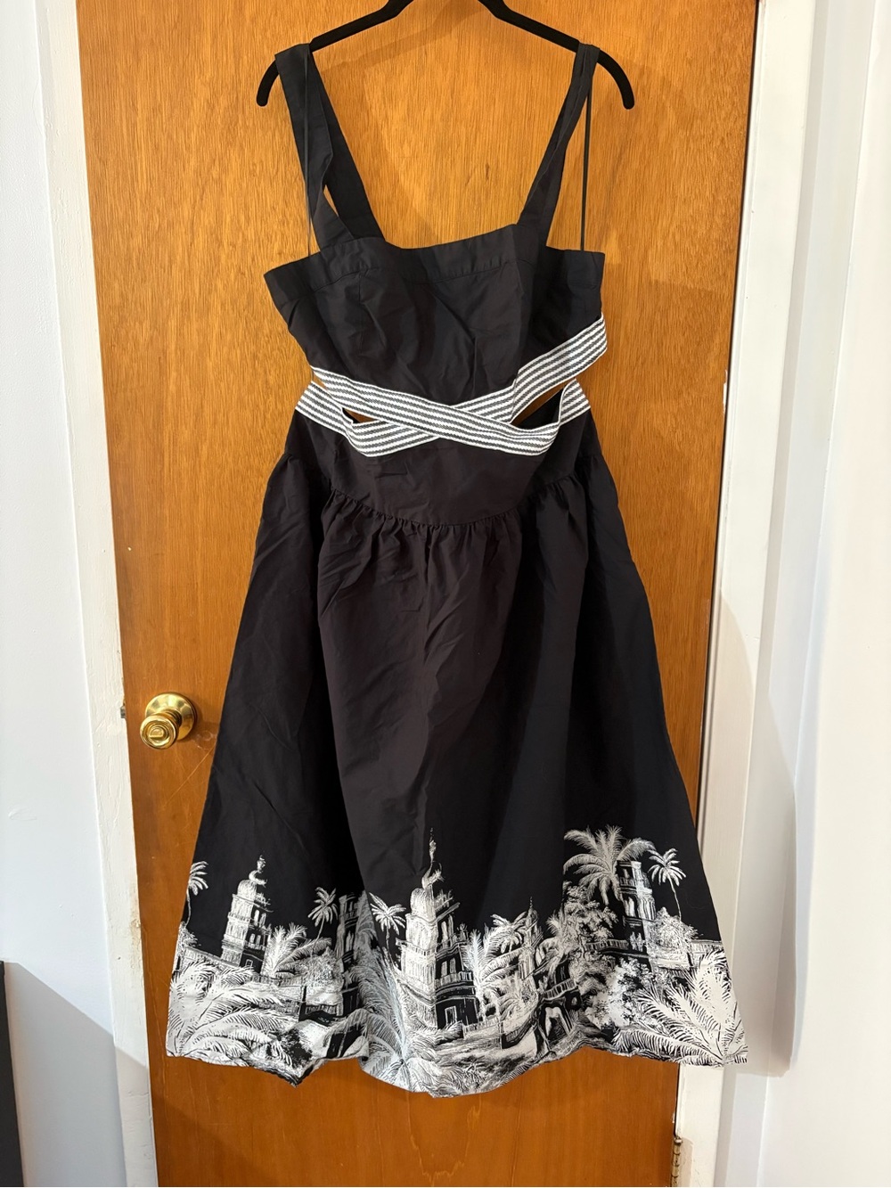 LOFT Beach Casablanca Cutout Maxi Pocket Dress